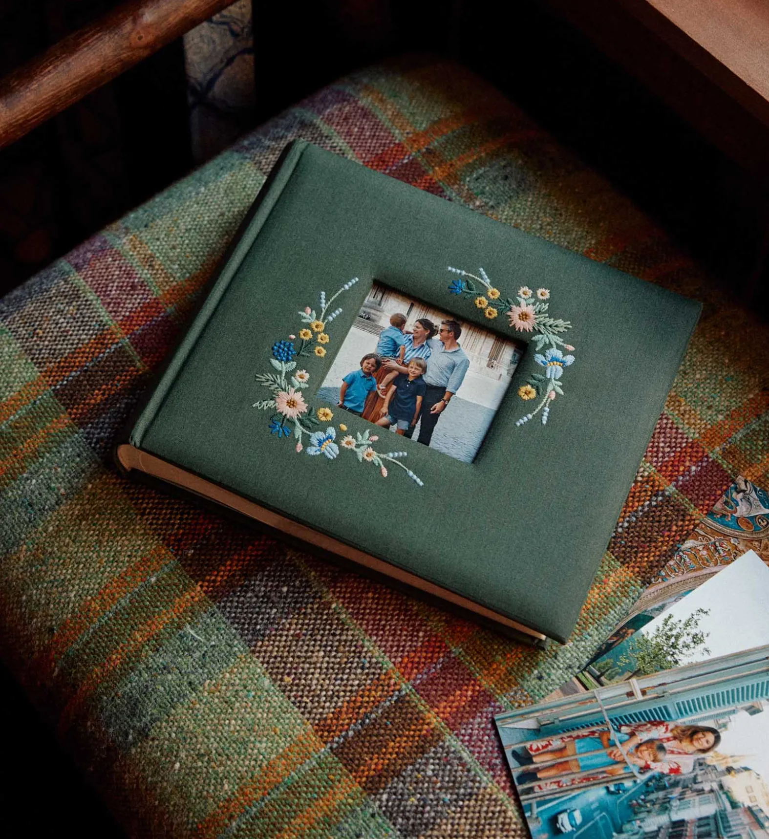 Embroidered Heirloom Photo Album