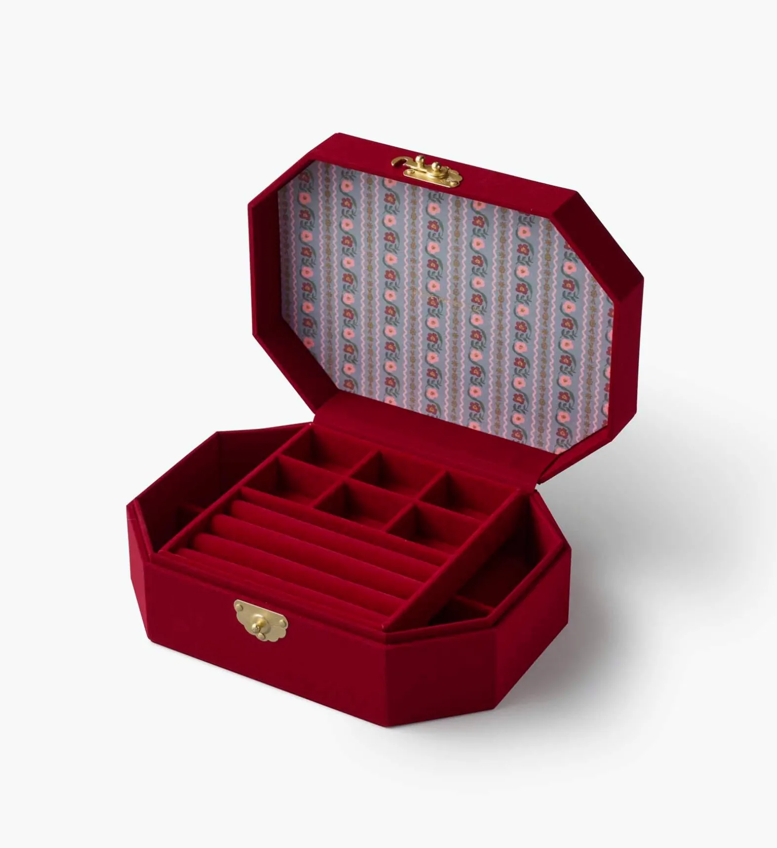 Embroidered Jewelry Box