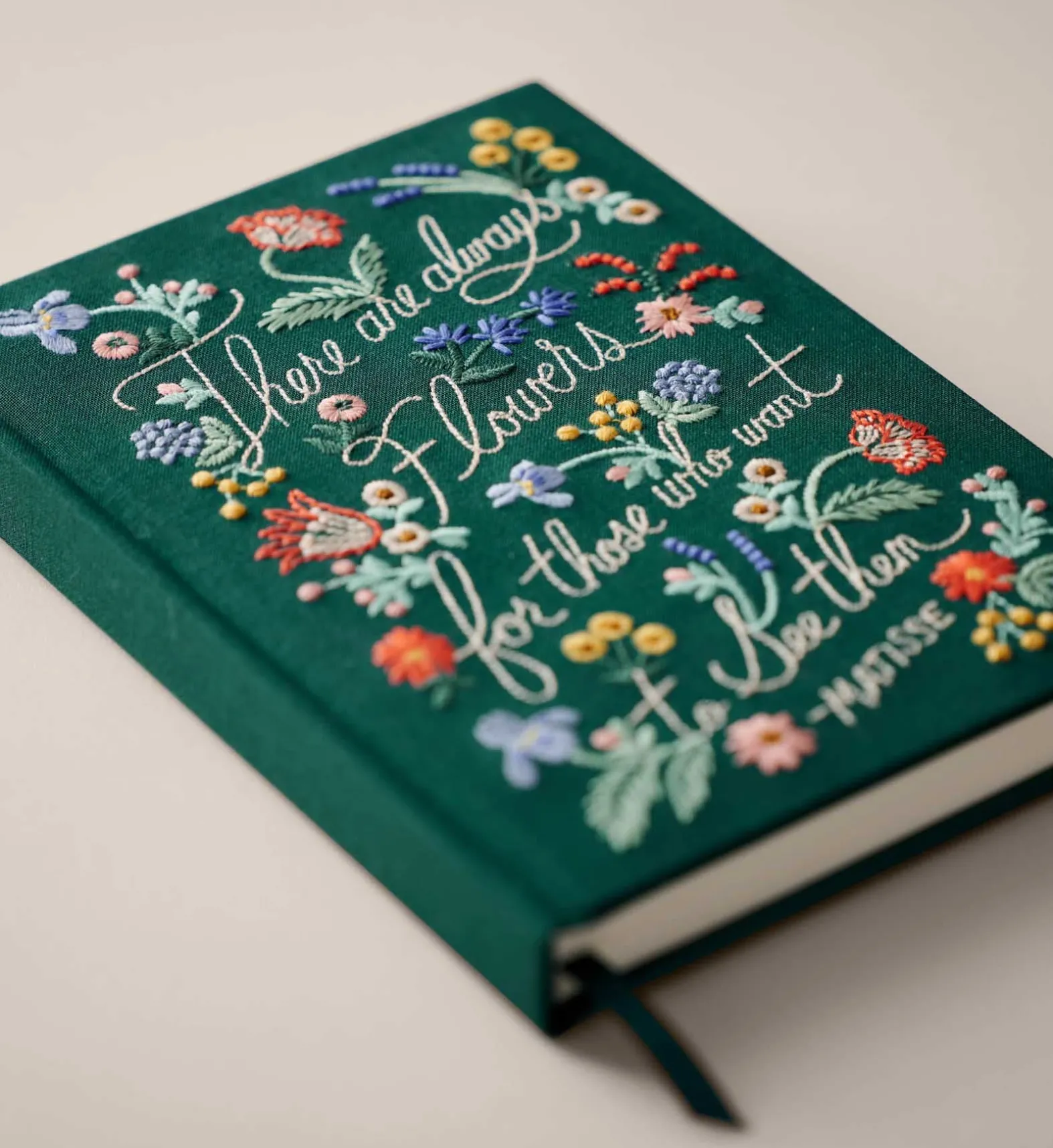 Embroidered Journal