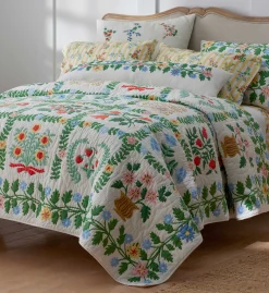 Embroidered Lumbar Pillow Cover