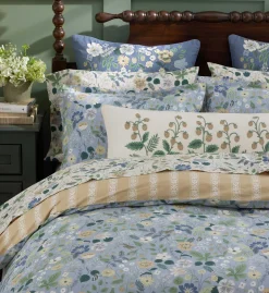 Embroidered Lumbar Pillow Cover