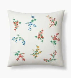 Embroidered Pillow Cover
