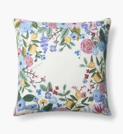 Embroidered Pillow Cover