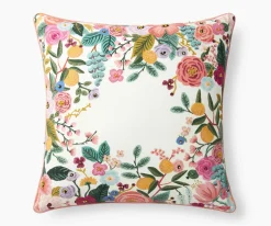Embroidered Pillow Cover