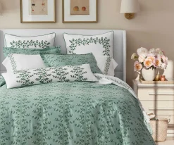 Embroidered Pillow Cover