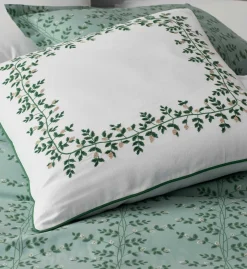 Embroidered Pillow Cover