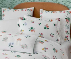 Embroidered Pillow Cover