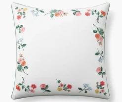 Embroidered Pillow Cover