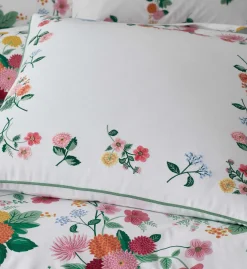 Embroidered Pillow Cover