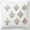 Embroidered Pillow Cover