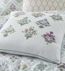 Embroidered Pillow Cover