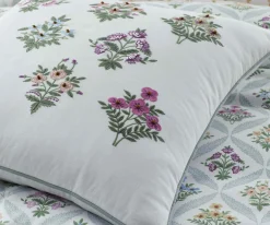 Embroidered Pillow Cover