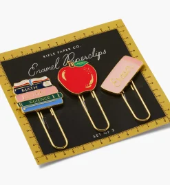 Enamel Paper Clip Set