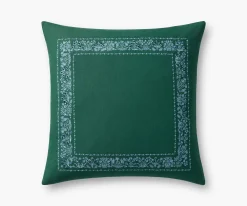 Estee Border Embroidered Pillow