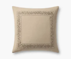 Estee Border Embroidered Pillow