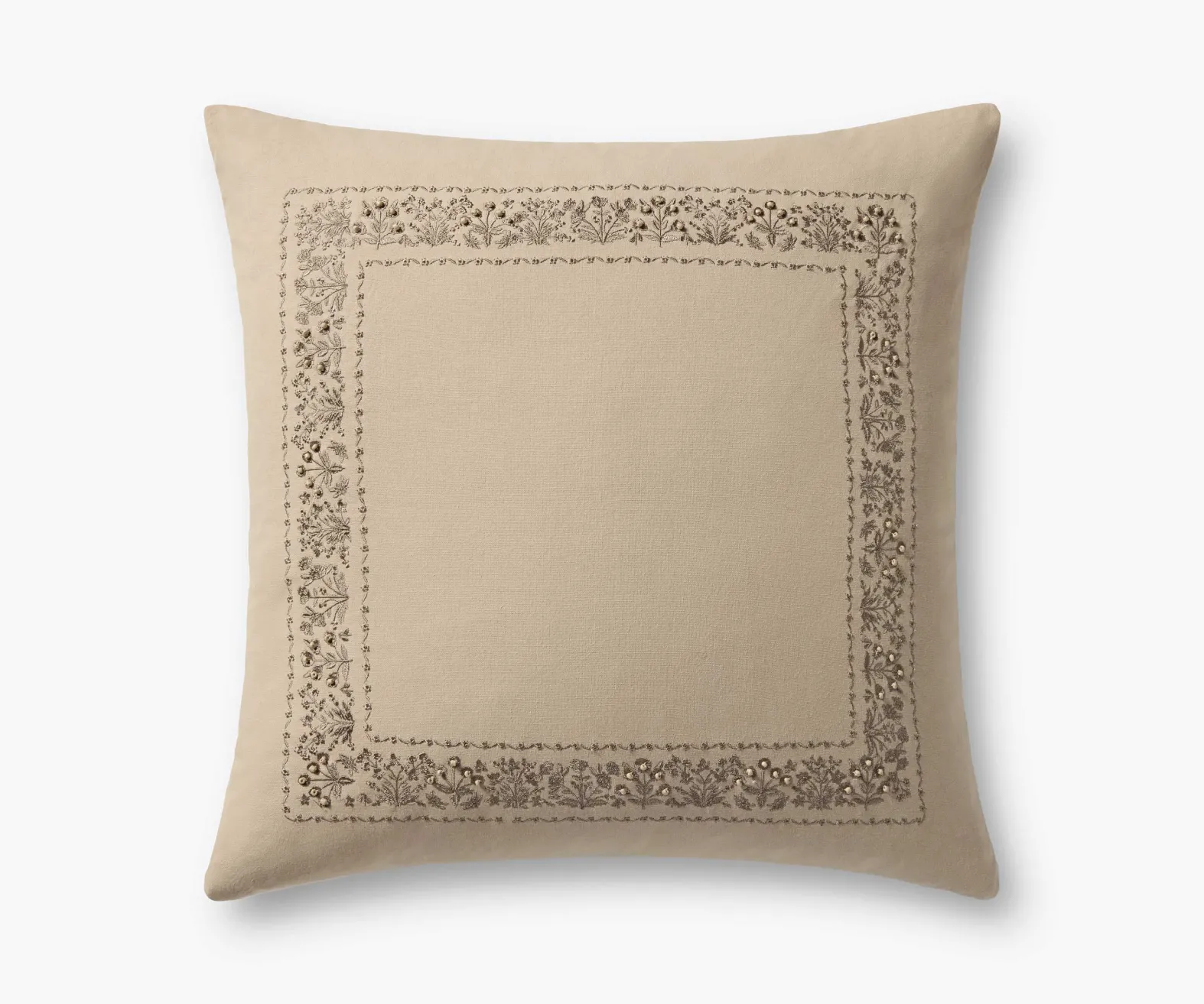 Estee Border Embroidered Pillow