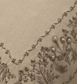 Estee Border Embroidered Pillow