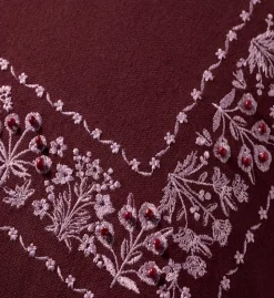 Estee Border Embroidered Pillow