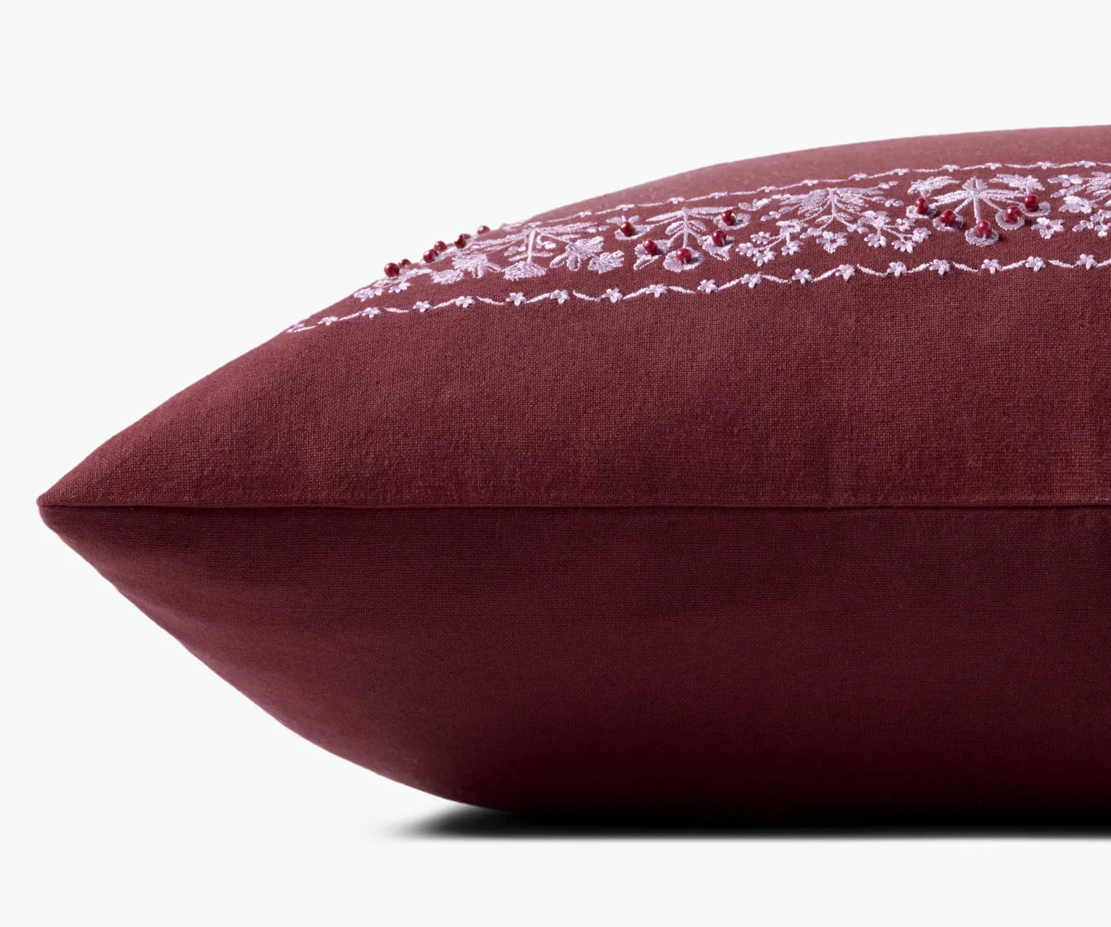 Estee Border Embroidered Pillow