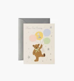 First Birthday Bear Birthday Card
