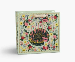 Floral Cake Large Gift Bag