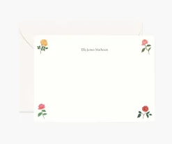 Floral Personalized Stationery