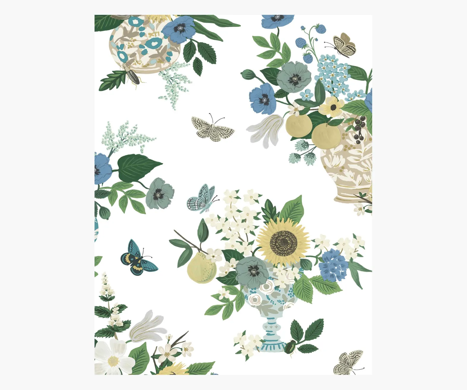 Flower Studies Wallpaper Sample
