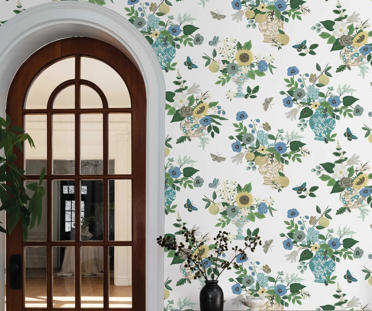 Flower Studies Wallpaper Sample