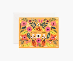 Folk Birthday Card
