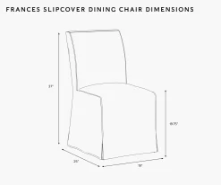 Frances Slipcover Dining Chair