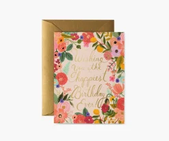 Garden Party Birthday Card