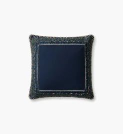 Garden Vines Embroidered Pillow