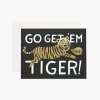 Go Get 'Em Tiger Encouragement Card