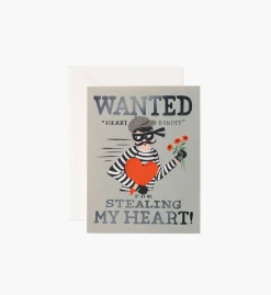Heart Bandit Silver Love & Friendship Card