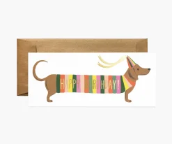 Hot Dog Money Holder Birthday Card