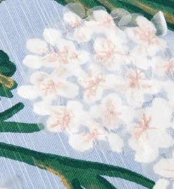 Hydrangea Embellished Pillow