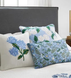 Hydrangea Embellished Pillow