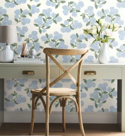 Hydrangea Peel & Stick Wallpaper