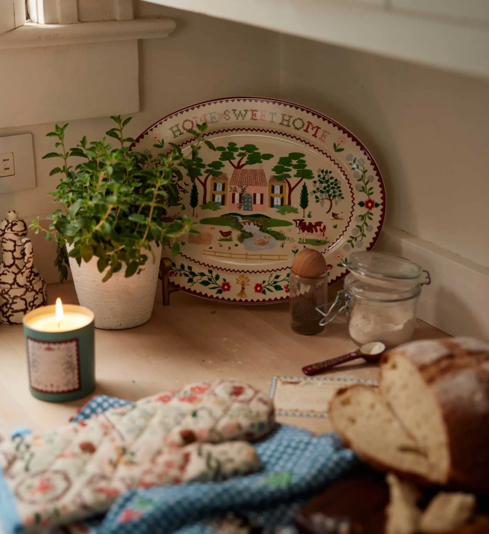 Large Porcelain Serving Platter