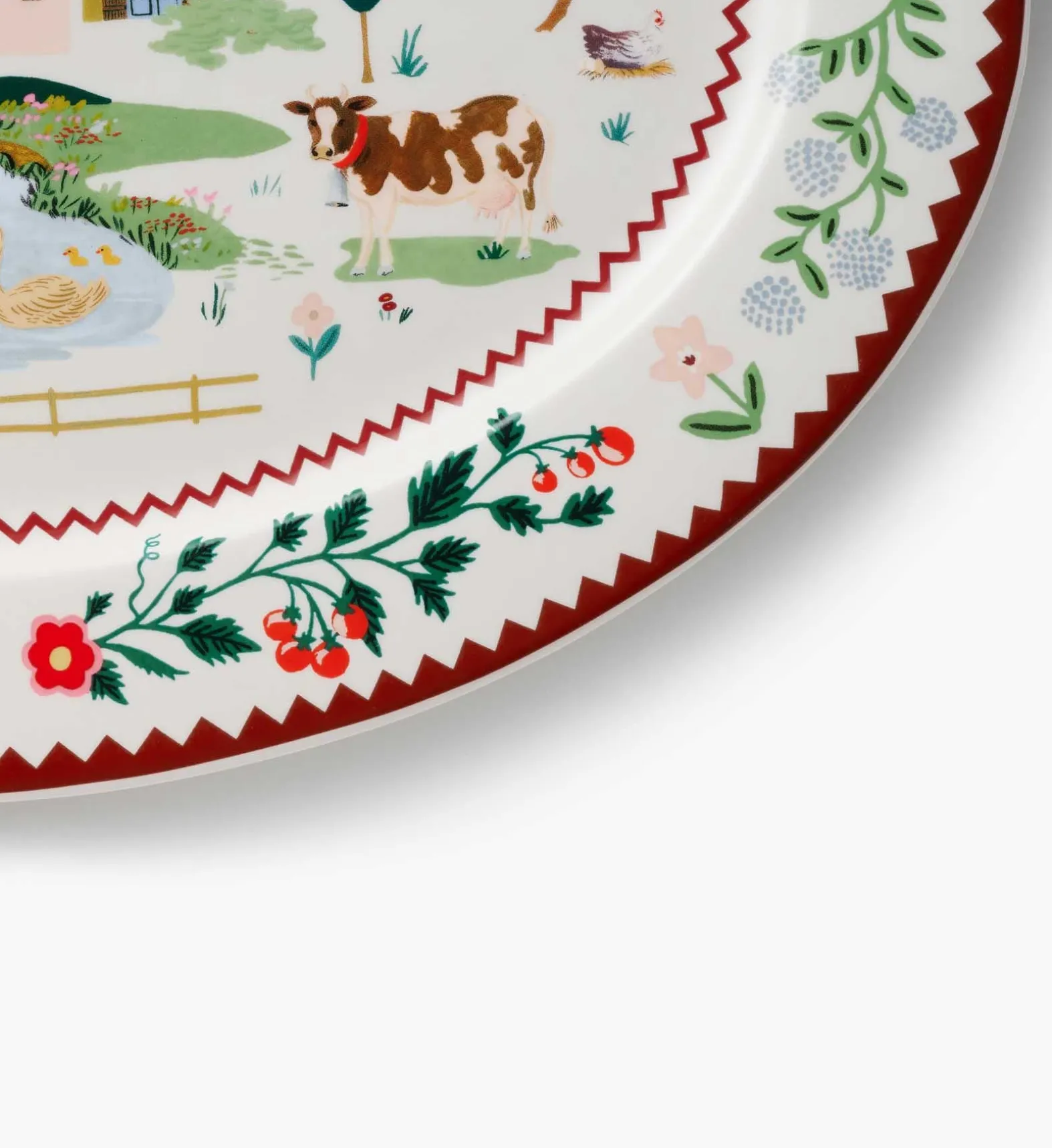 Large Porcelain Serving Platter