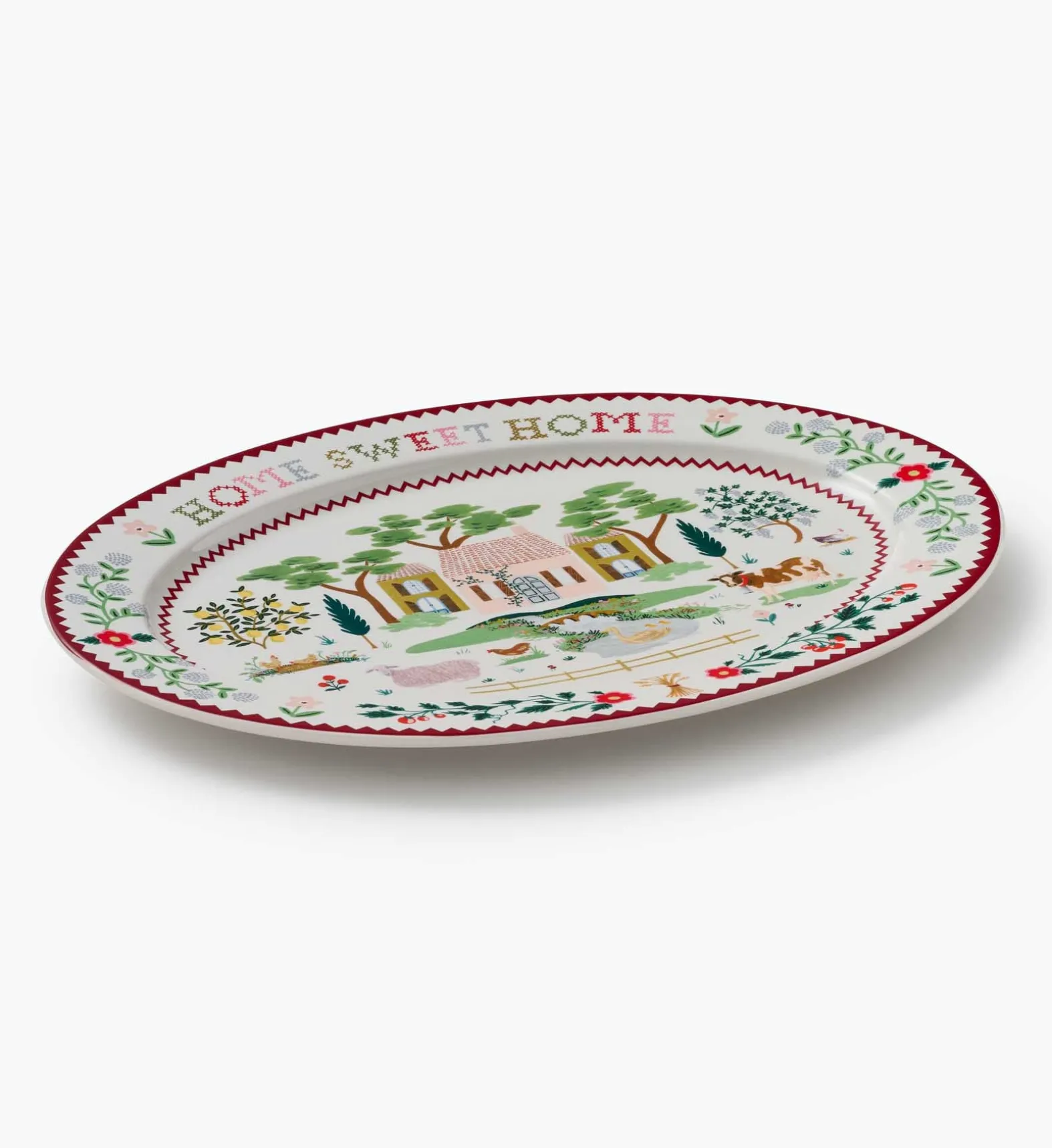 Large Porcelain Serving Platter