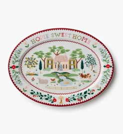 Large Porcelain Serving Platter