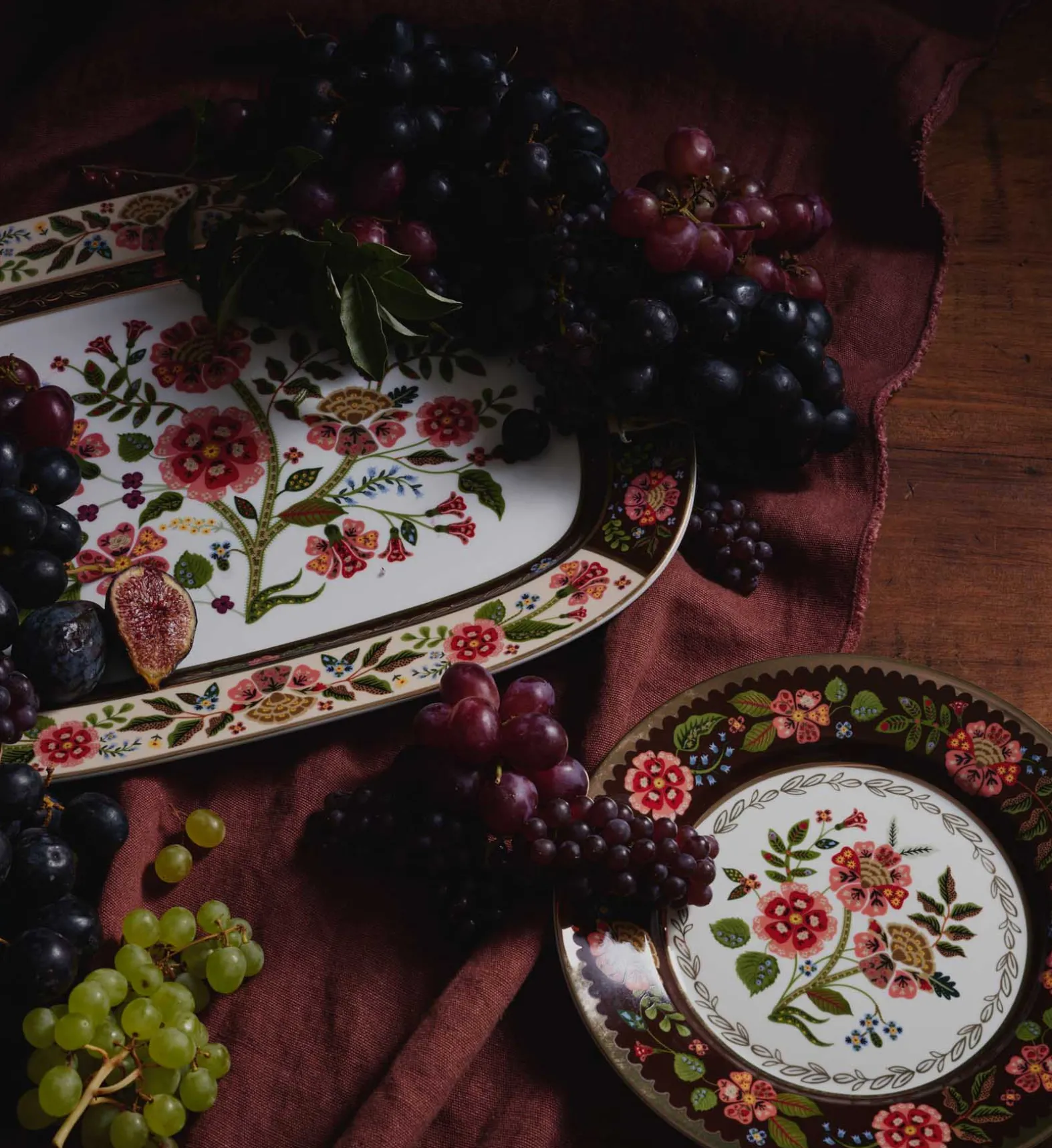 Large Porcelain Serving Platter