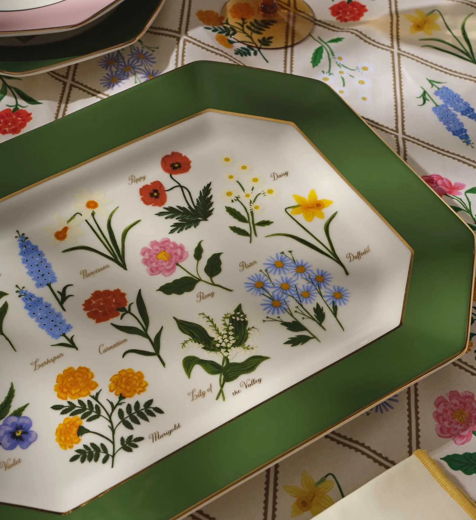 Large Porcelain Serving Platter