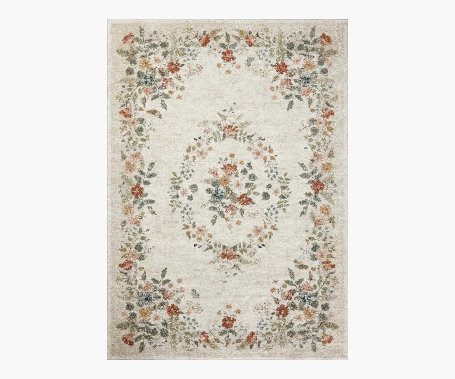 Laurel Strawberry Fields Medallion Power Loomed Rug