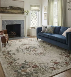 Laurel Strawberry Fields Medallion Power Loomed Rug