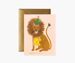 Lion Birthday Card