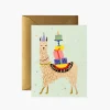 Llama Birthday Card