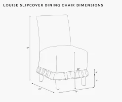 Louise Slipcover Dining Chair