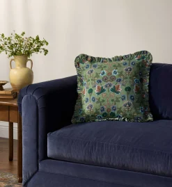 Maple Embroidered Pillow